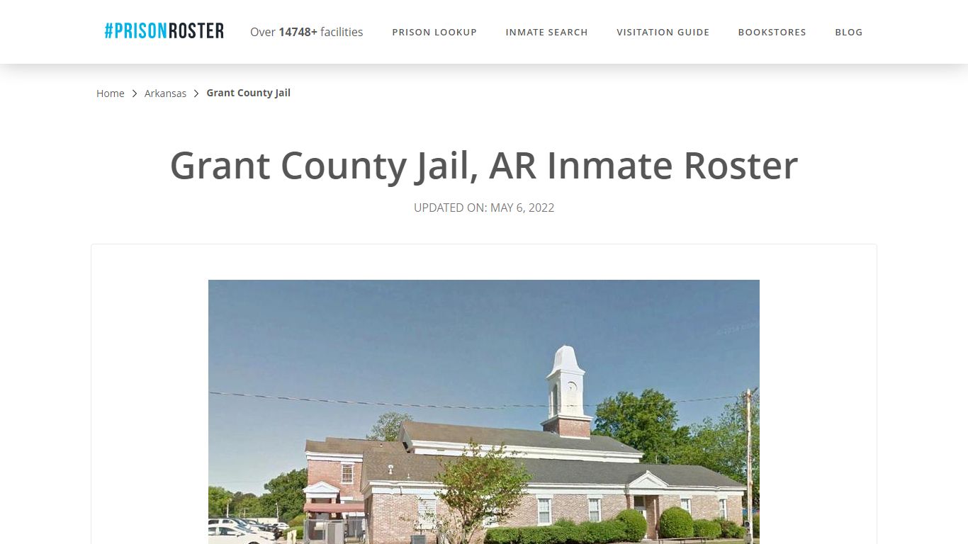 Grant County Jail, AR Inmate Roster