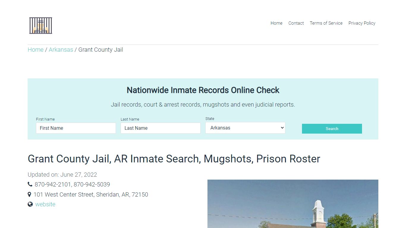 Grant County Jail, AR Inmate Search, Mugshots, Prison Roster